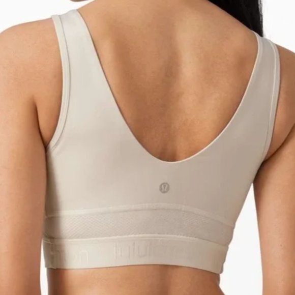 NWT Lululemon Final Mile Crop Tank color dune, size 8 - Picture 2 of 4